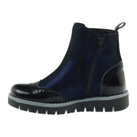 Botas negras Ren But 3313 aisladas negro azul marino 2
