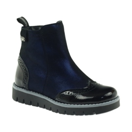 Botas negras Ren But 3313 aisladas negro azul marino 1
