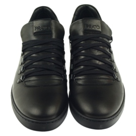 Pilpol Zapatos de cuero de deportes negros PC051 3 Pilpol Zapatos de cuero de deportes negros PC051 3