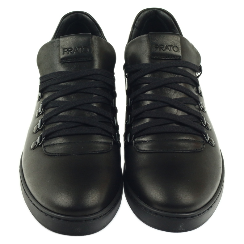 Pilpol Zapatos de cuero de deportes negros PC051 3 Pilpol Zapatos de cuero de deportes negros PC051 3