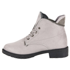 Balada Botines grises atados 7