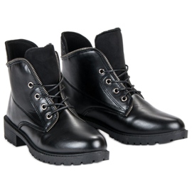Balada Botas negras atadas negro 1