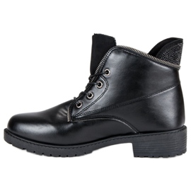 Balada Botas negras atadas negro 4