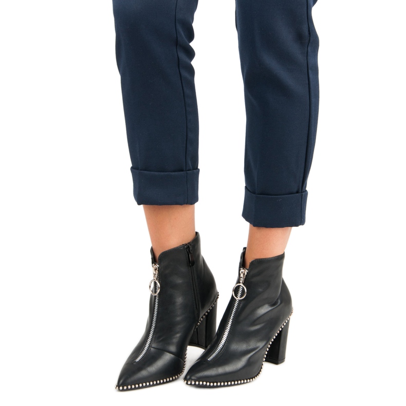 Botas negras elegantes negro 1