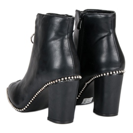 Botas negras elegantes negro 4