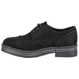 Seastar Zapatos de gamuza de moda negro 3