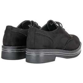 Seastar Zapatos de gamuza de moda negro 5