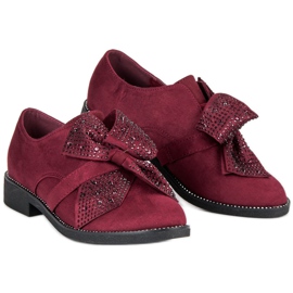 Seastar Zapatos de gamuza elegantes rojo 5