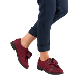 Seastar Zapatos de gamuza elegantes rojo 2