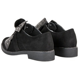 Seastar Zapatos de gamuza elegantes negro 4