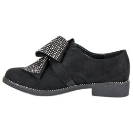 Seastar Zapatos de gamuza elegantes negro 5