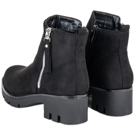 Seastar Botines negros en una cremallera 4