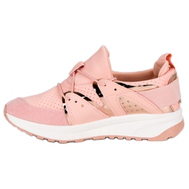 Calzado deportivo con estilo rosado 4