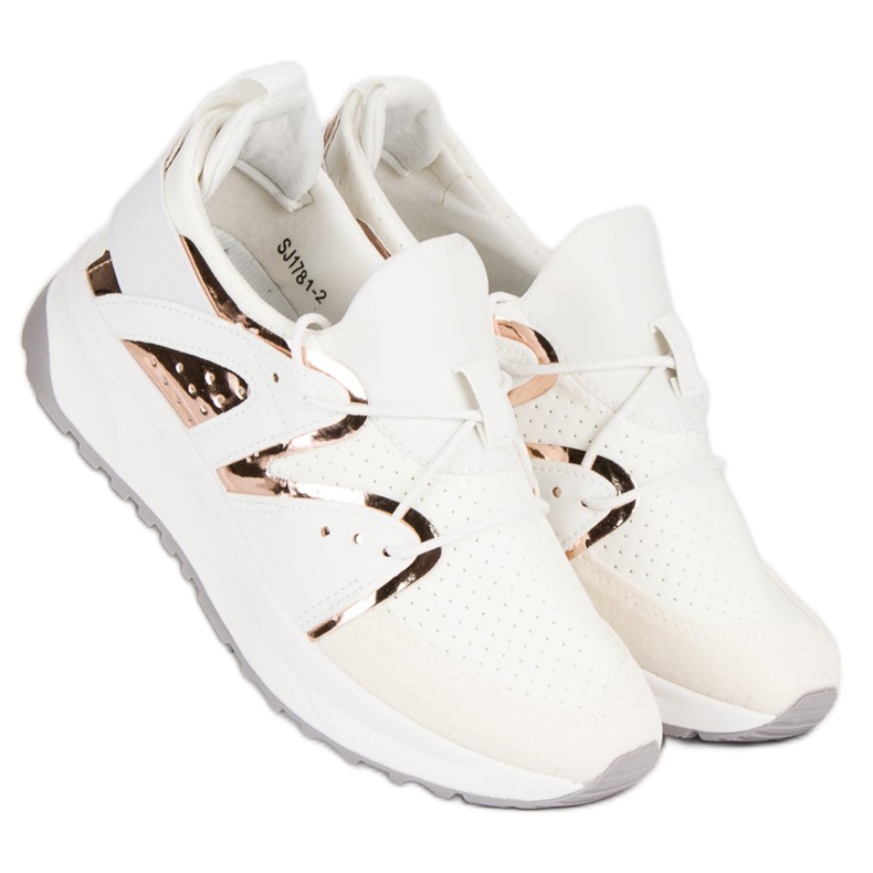 Calzado deportivo con estilo blanco 1