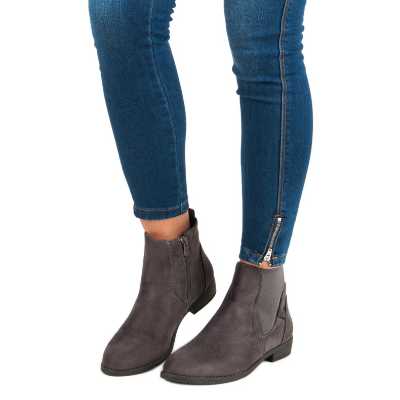 Groto Gogo Cómodas botas Jodhpur gris 1 Groto Gogo Cómodas botas Jodhpur gris 1