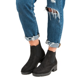 Seastar Botas de ante Jodhpur negro 1