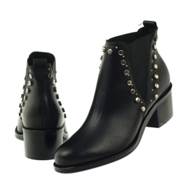 Botas de invierno negras con tachuelas Badura 7874 negro 5