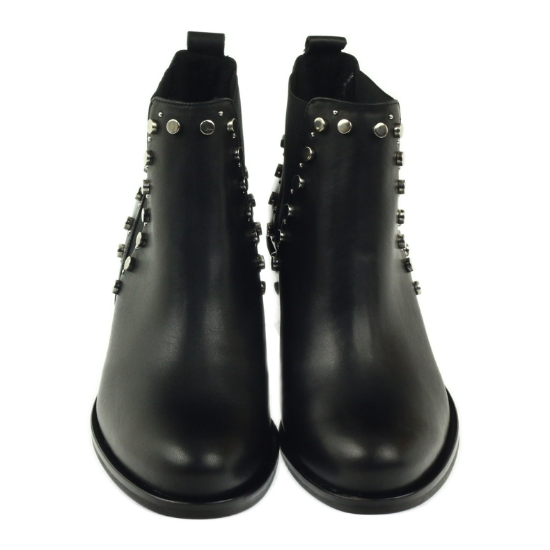 Botas de invierno negras con tachuelas Badura 7874 negro 3
