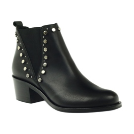 Botas de invierno negras con tachuelas Badura 7874 negro 1