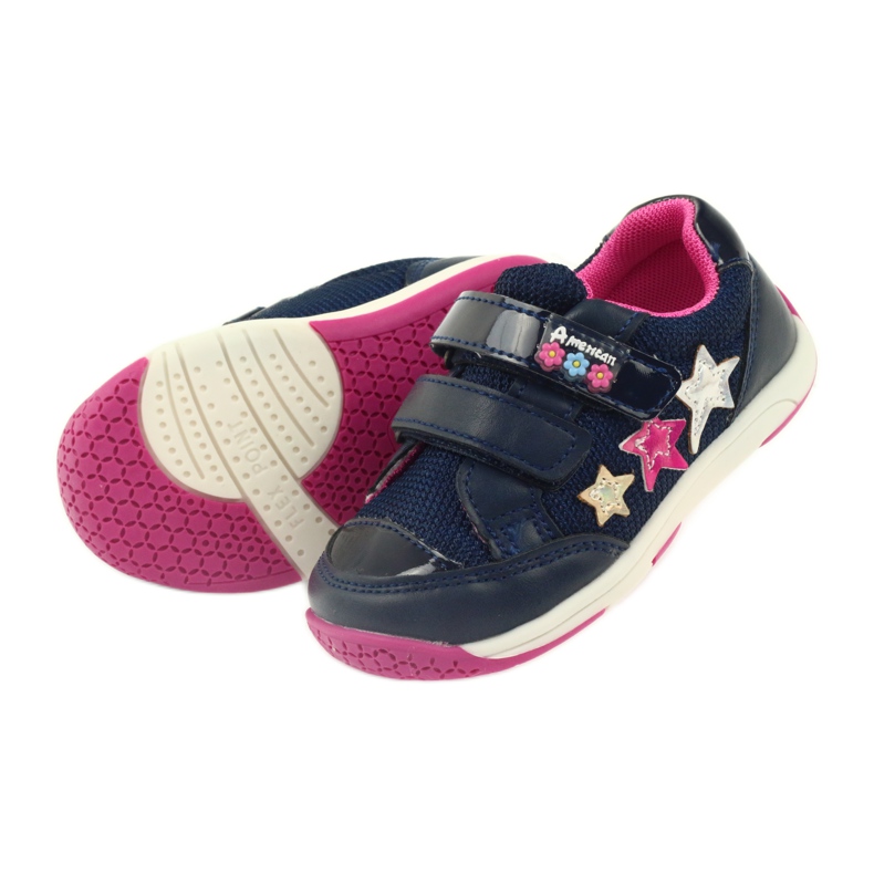 American Club Zapatillas deportivas American ADI para niños 6759 azul marino 4