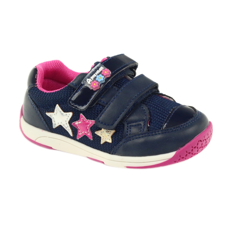 American Club Zapatillas deportivas American ADI para niños 6759 azul marino 1