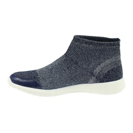 American Club Zapatos deportivos femeninos 17044 azul marino/plata 2 American Club Zapatos deportivos femeninos 17044 azul marino/plata 2