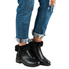 Forever Folie Botas de mujer abrigadas negro 4