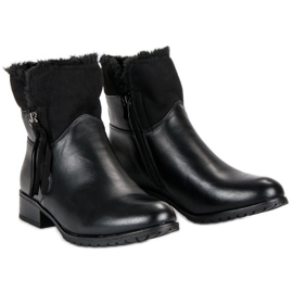 Forever Folie Botas de mujer abrigadas negro 3