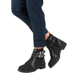 Clowse Botas obreras de moda negro 2 Clowse Botas obreras de moda negro 2