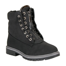Botas de montaña negras para mujer negro 1