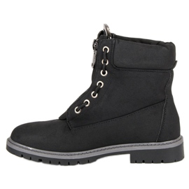 Botas de montaña negras para mujer negro 2