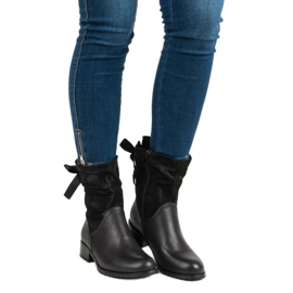 Forever Folie Botas negras de moda negro 4
