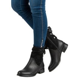 Forever Folie Botas negras de moda negro 1