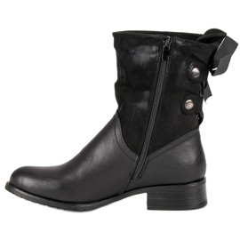 Forever Folie Botas negras de moda negro 3