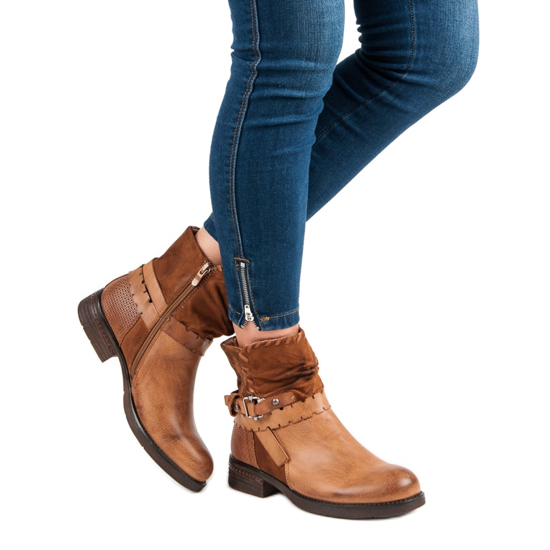 SDS Botas marrones de trabajador marrón 1