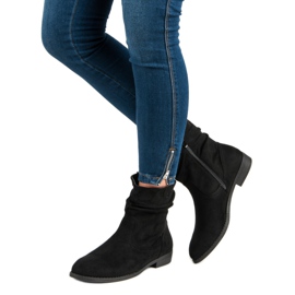 Groto Gogo Botas de gamuza para mujer negro 1