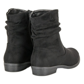 Groto Gogo Botas de gamuza para mujer negro 4