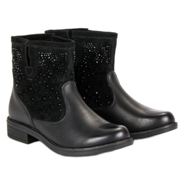 Botines slip-on negros 5