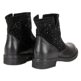 Botines slip-on negros 4