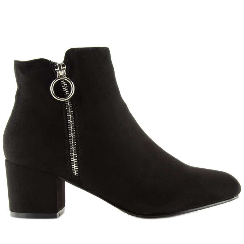 Botas negras de tacón bajo 9407 negro 2 Botas negras de tacón bajo 9407 negro 2