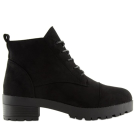 Botas con cordones negro 2017-4 negro 3