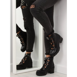 Botas rock negras recortadas J-10 Black negro 3