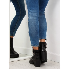 Botas negras de tacón ancho NS027P Black negro 1