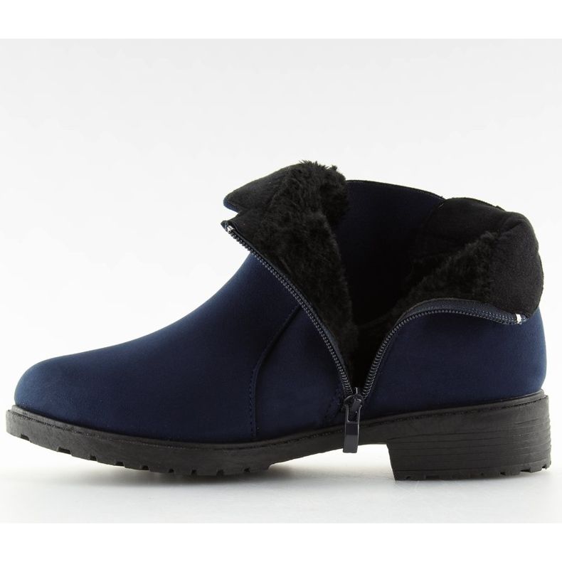 Botas calientes Jodhpur, azul marino XY-528 Blue 2
