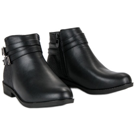 Anesia Paris Botas bajas de mujer negro 3