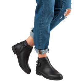 Anesia Paris Botas bajas de mujer negro 5