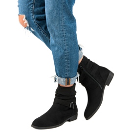 Groto Gogo Botas de gamuza cálidas negro 5
