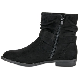 Groto Gogo Botas de gamuza cálidas negro 1