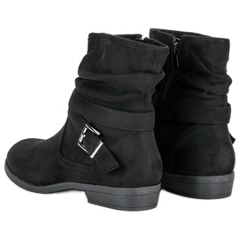 Groto Gogo Botas de gamuza cálidas negro 2