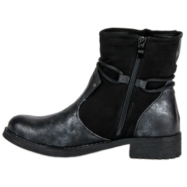 Forever Folie Botas de moda para el otoño. negro 1